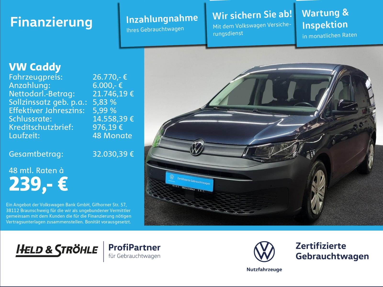 Volkswagen Caddy 2.0 TDI DSG NAV PARKLENK ACC APP DAB+