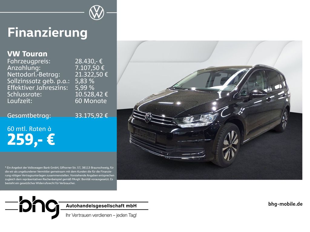 Touran 1.5 TSI OPF Goal 7Sitzer TravelAssist Nav