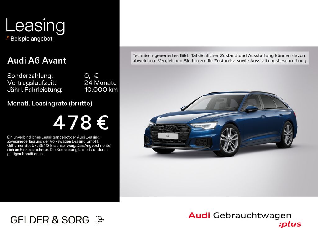 A6 Avant 45 TFSI S line Matrix*HuD*Virtual*360°