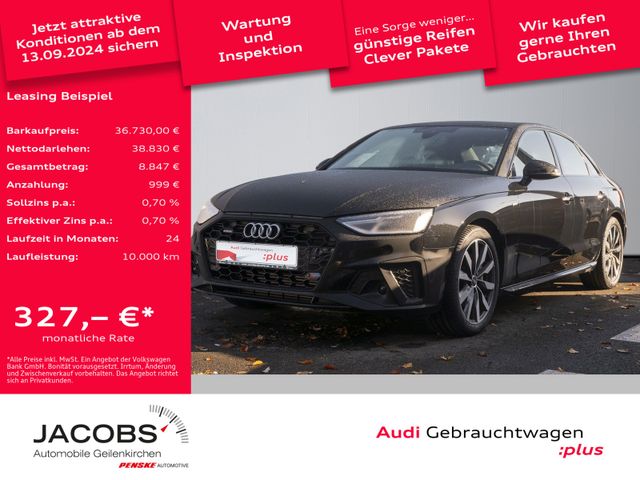 Audi A4 Limousine 40 TFSI quattro S tronic S line Kam