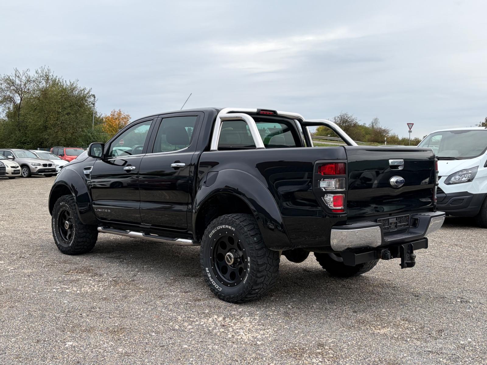Ford Ranger Limited Double Cab 3.2 TDCi 5 cyl. 200 ch BVM 4x4 / 125 217 km / Cuir / GPS / Caméra / Attelage 3,35 t