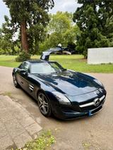 Mercedes-Benz SLS AMG / Daytona Blau / Designo / 1. Hand  - Mercedes-Benz SLS AMG: Coupé