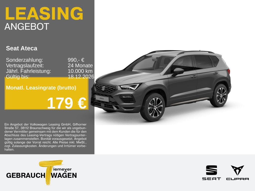 Seat Ateca 2.0 TDI DSG FR AHK NAVI+ eKLAPPE 360°