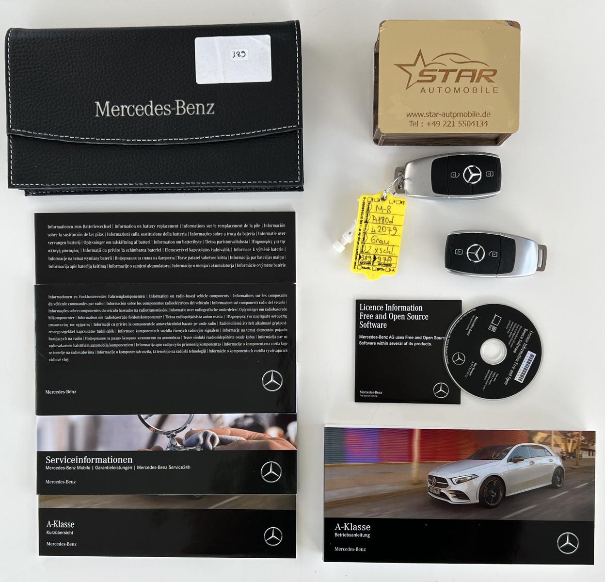 Mercedes-Benz A 180 d 2,0 CDI 85 kW MBUX NAVI SITZH TEMP EU6d