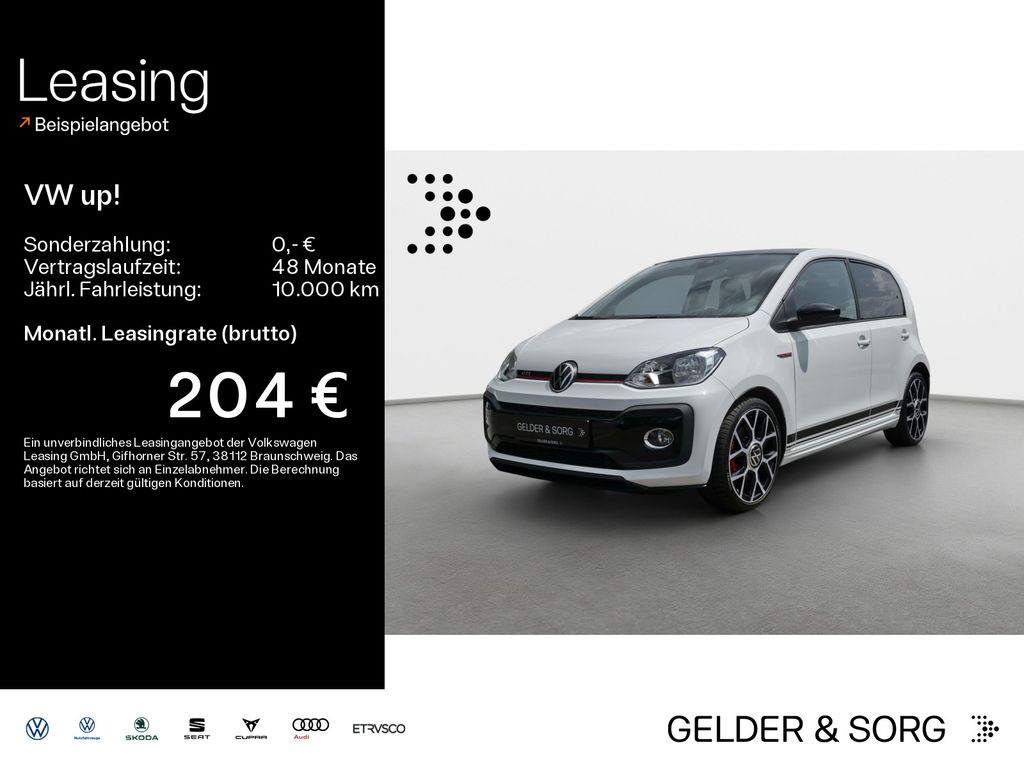 Volkswagen up! GTI 1.0 TSI RFK*Klima*DAB+*GRA*SHZ*17Zoll*