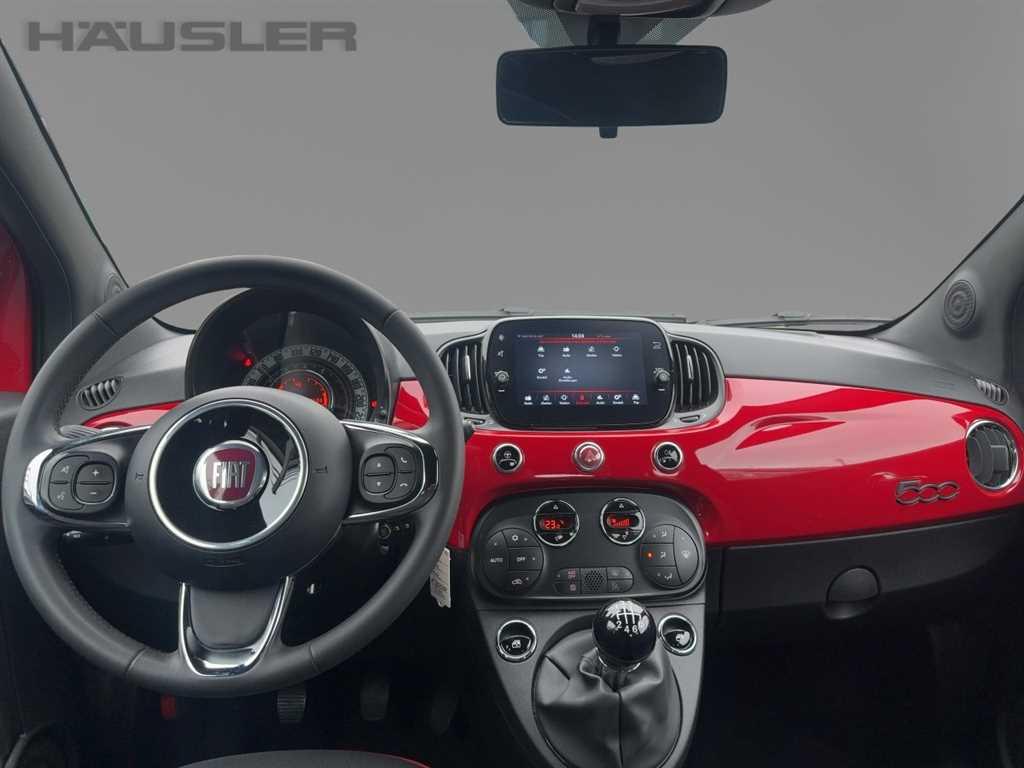 Fiat 500C "RED" Parkpilot CarPlay Klima LM-Felgen 