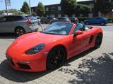 Porsche Boxster S 718  PDK Sportabgas/20Zoll.Leder.Navi - Porsche mit Benzin-Antrieb: Orange, Cabrio