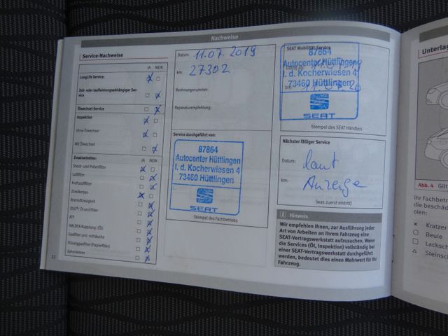 Fahrzeugabbildung Seat Leon Style/Automatik/1.Hd/Navi/PDC/80TKM/