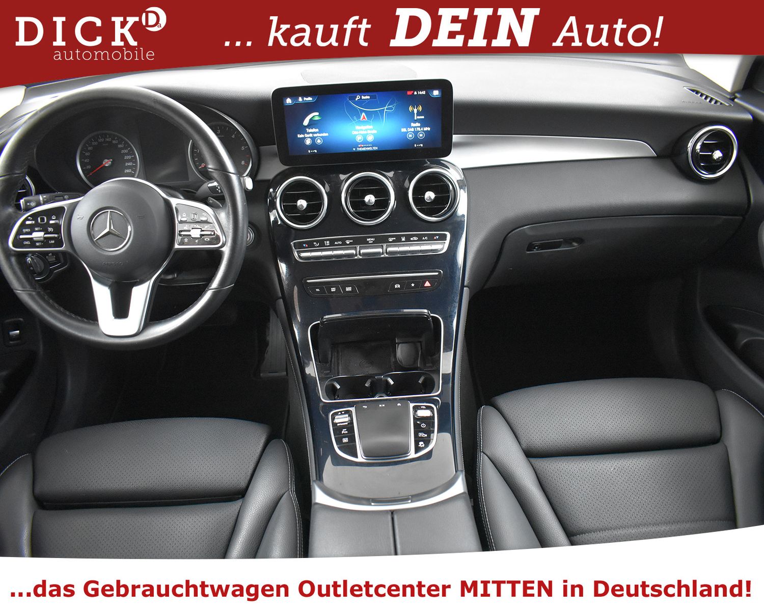 MERCEDES-BENZ GLC 300de 4M >STANDHZ+NAVI+KAM+LEDER+SHZ+LED+19" - Image 8