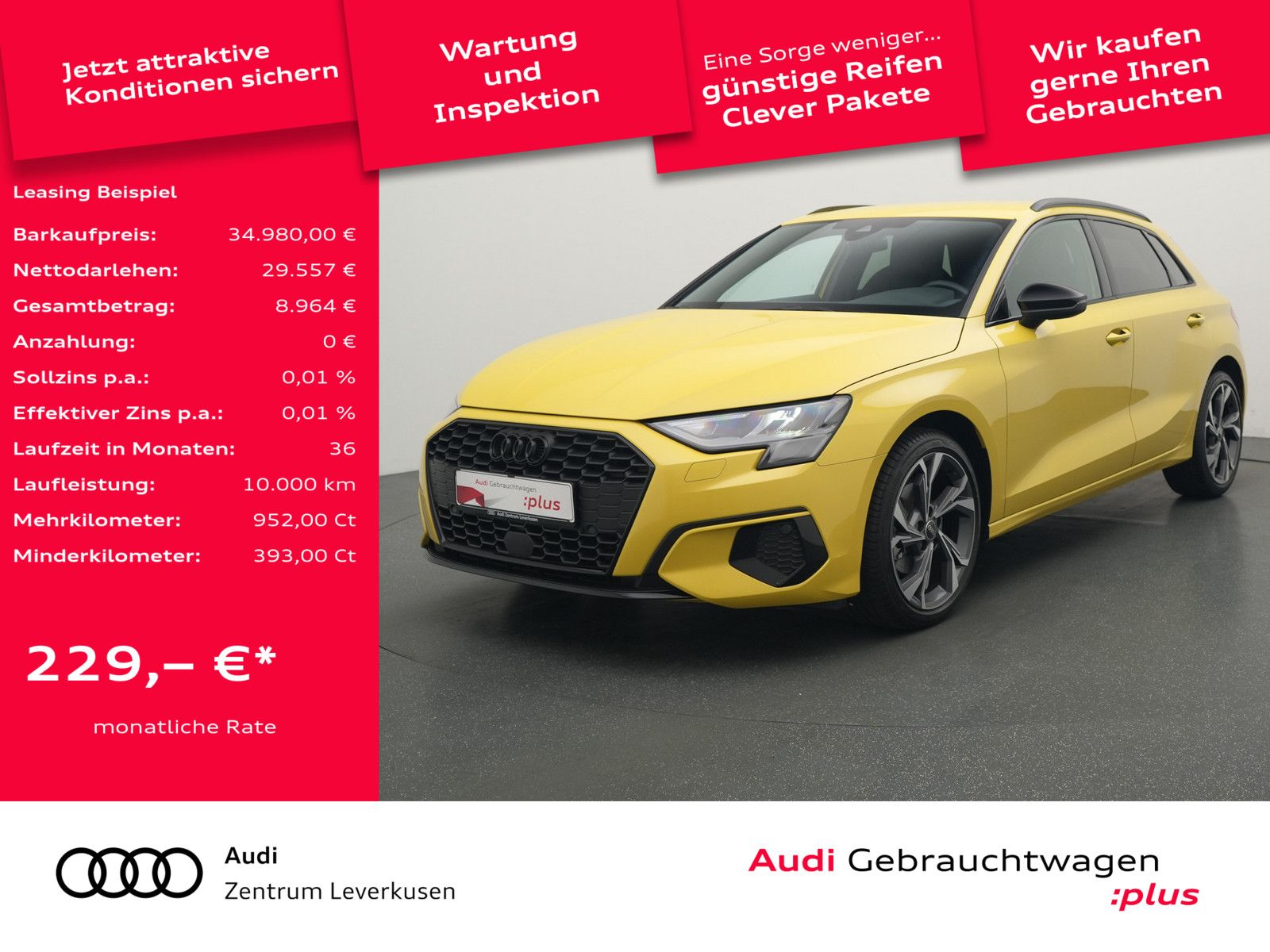 Audi A3 VIRT STRON NAVI ACC AHK