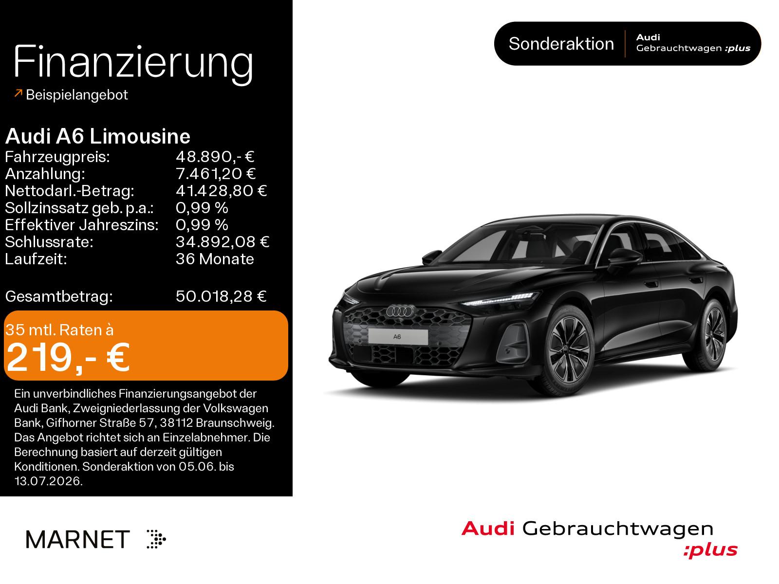 Audi A6 Limousine TDI*Navi*LED*Virtual*Audi Connect*K