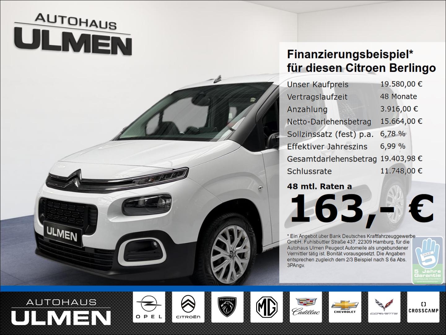 Citroën Berlingo MPV Feel 131 Klima PDC Android Auto Spu