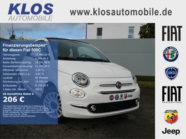 Fiat 500C 1.0 DOLCEVITA 70PS PDC APPLE CARPLAY KLIMAA