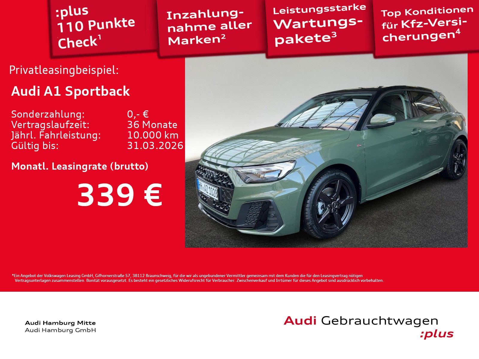 Audi A1 Sportback 30 TFSI S line S tronic Kamera Sitz