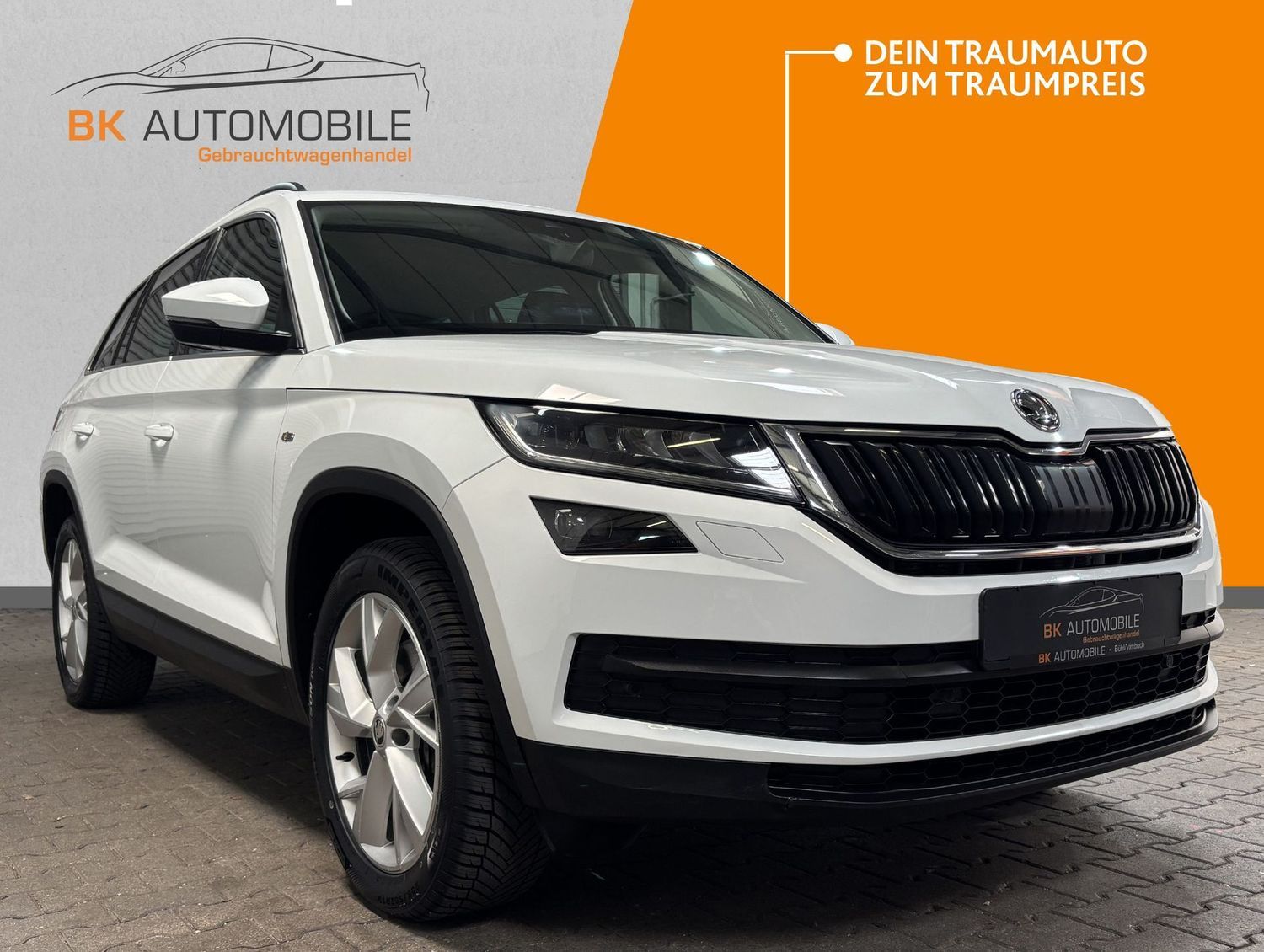 Fahrzeugabbildung SKODA Kodiaq 4x4#LED#ACC#Spur#Standh.#Ambiente#Leder#K