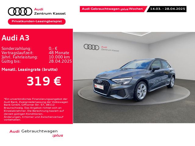 Audi A3 SB 40 TFSIe S line LED Navi PDC+ CarPlay