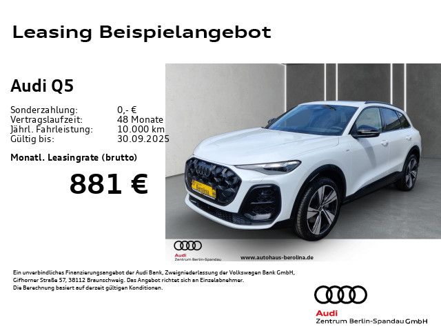 Vorschaubild: AUDI Q5 TDI qu. S line S tronic *MATRIX*PANO*360°* (Fahrzeug-Nr. A06243)
