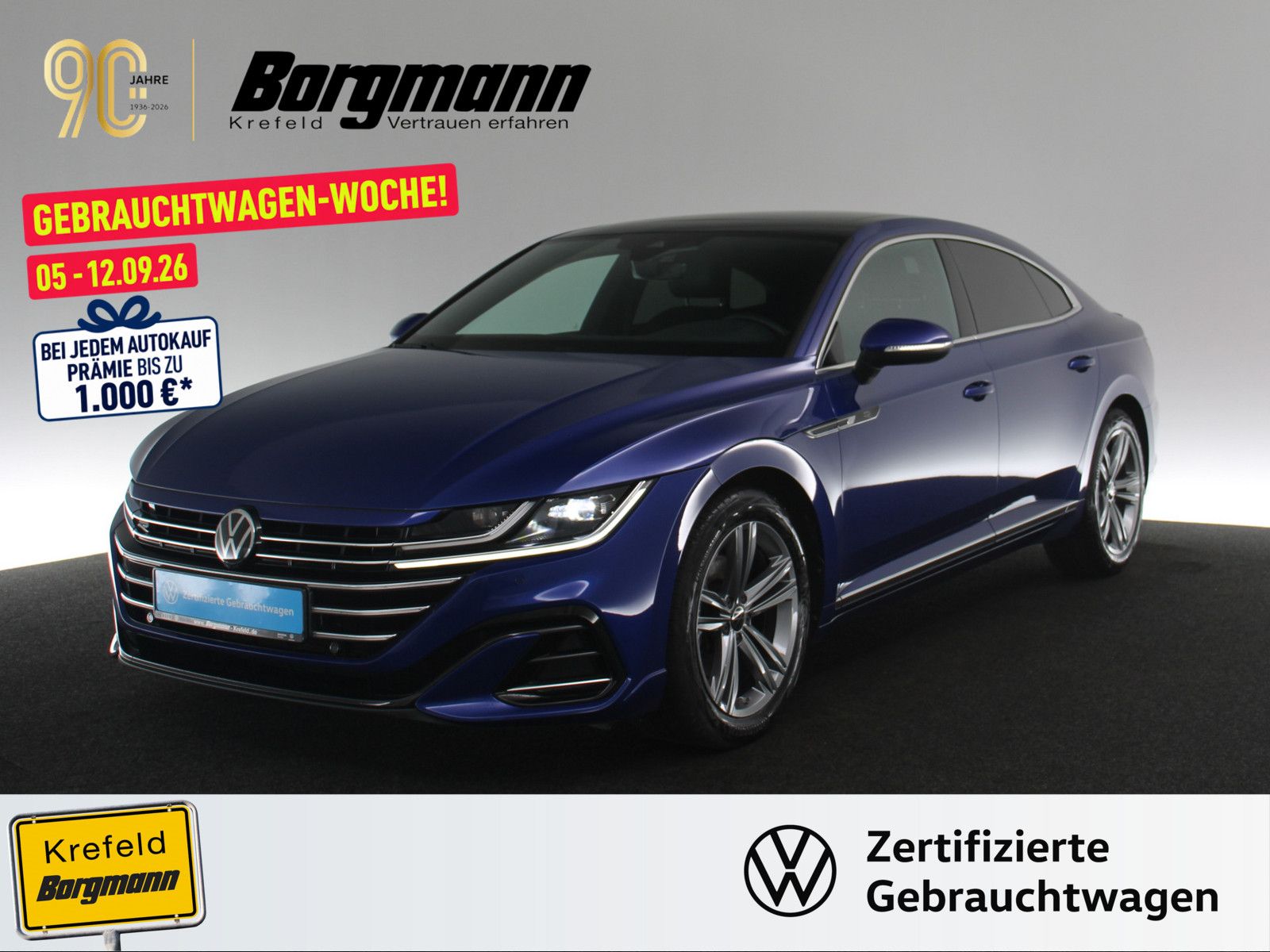 Volkswagen Arteon 2.0 TSI R-Line AHK PANO LED ACC NAVI SHZ