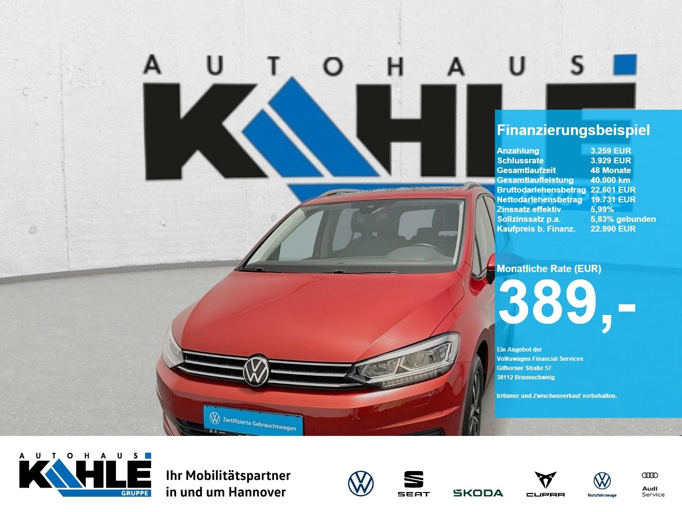 Volkswagen Touran 1.5 TSI DSG United CarPlay Pano ACC LED