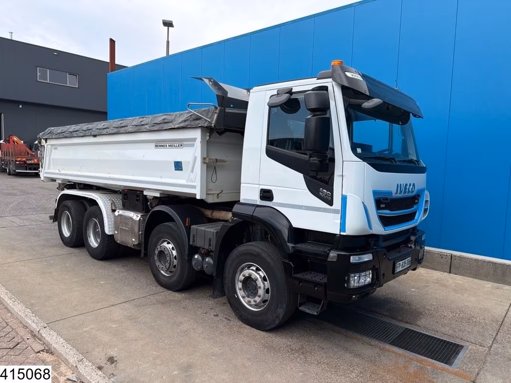 Iveco X-Way 480 8x4, Euro 6d, leaf spring suspension,