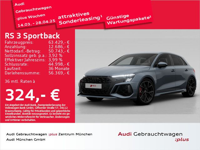 Audi RS3 Sportback S tronic Sportabgas/280kmH/B&O/Mat