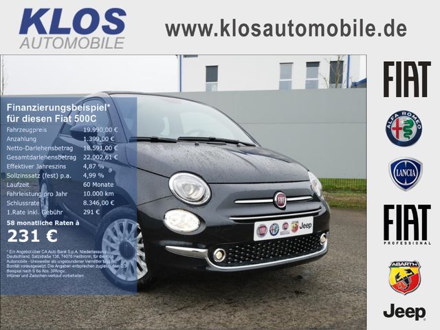 Fiat 500C 1.0 DOLCEVITA 70PS PDC APPLE CARPLAY KLIMAA