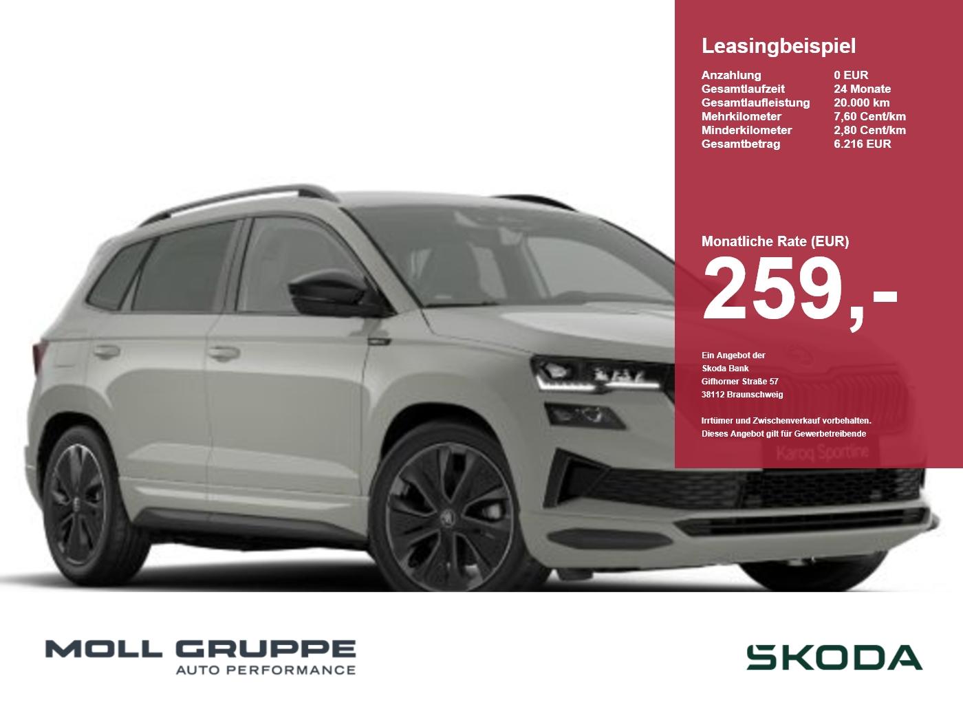 Skoda Karoq 1.5 TSI ACT Sportline 2xKLIMA ACC AHK AUT