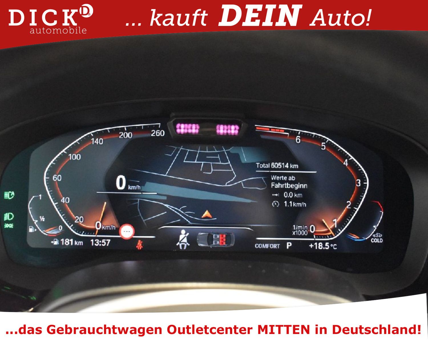 Fahrzeugabbildung BMW 530i xDr. Aut. LASER/ACC/VIRTU/KEYGO/SHZ/RFK/AHK