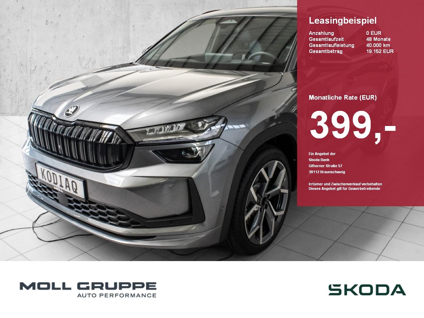 Skoda Kodiaq 2.0 TDI DSG Sportline 360 4xSHZ ACC AHK