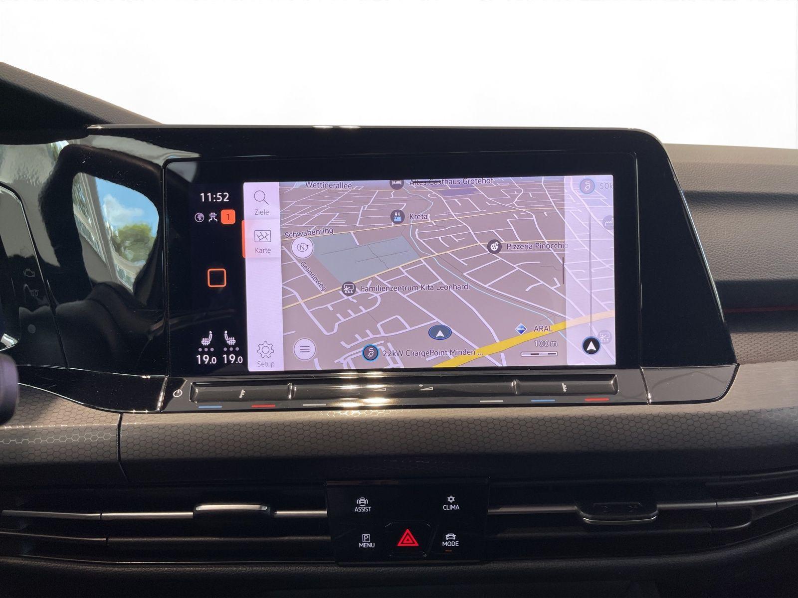 Volkswagen Golf VIII GTI AHK Matrix LM 19" Navi PDC vo+hi A, миниатюра 9