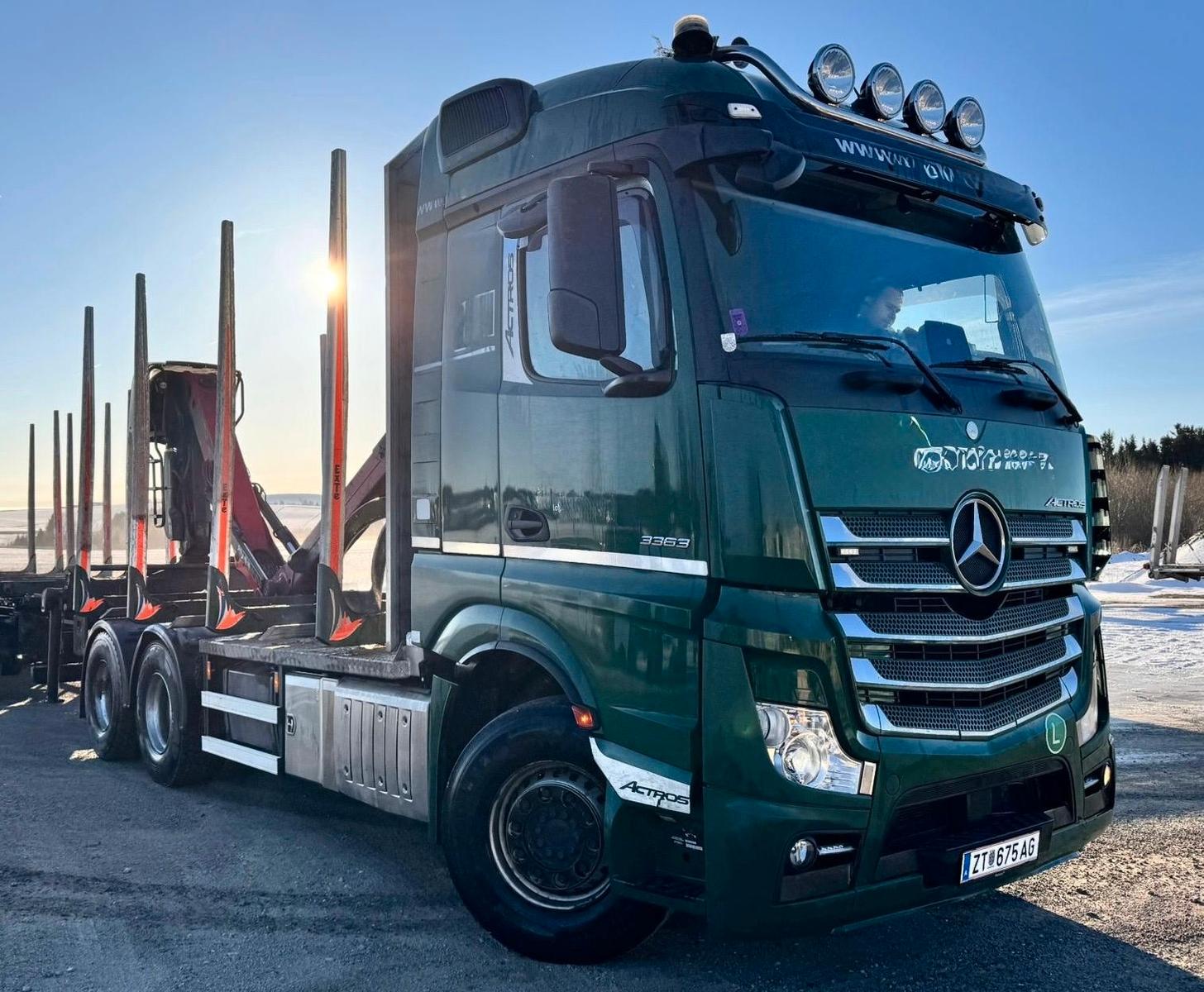 Mercedes-Benz ACTROS 3363/6X4+Epsilon M12Z105/ VOLL LUFT/TOP