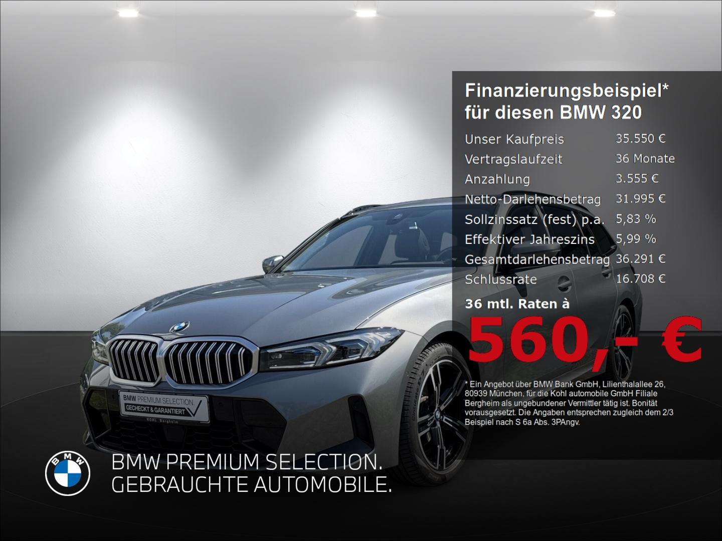 BMW 320 d Touring M Sport Anhängerkupplung Panoramad