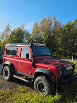 Land Rover Defender 90 Td4 Station Wagon SVX Limited Ed... - rote Land Rover Defender