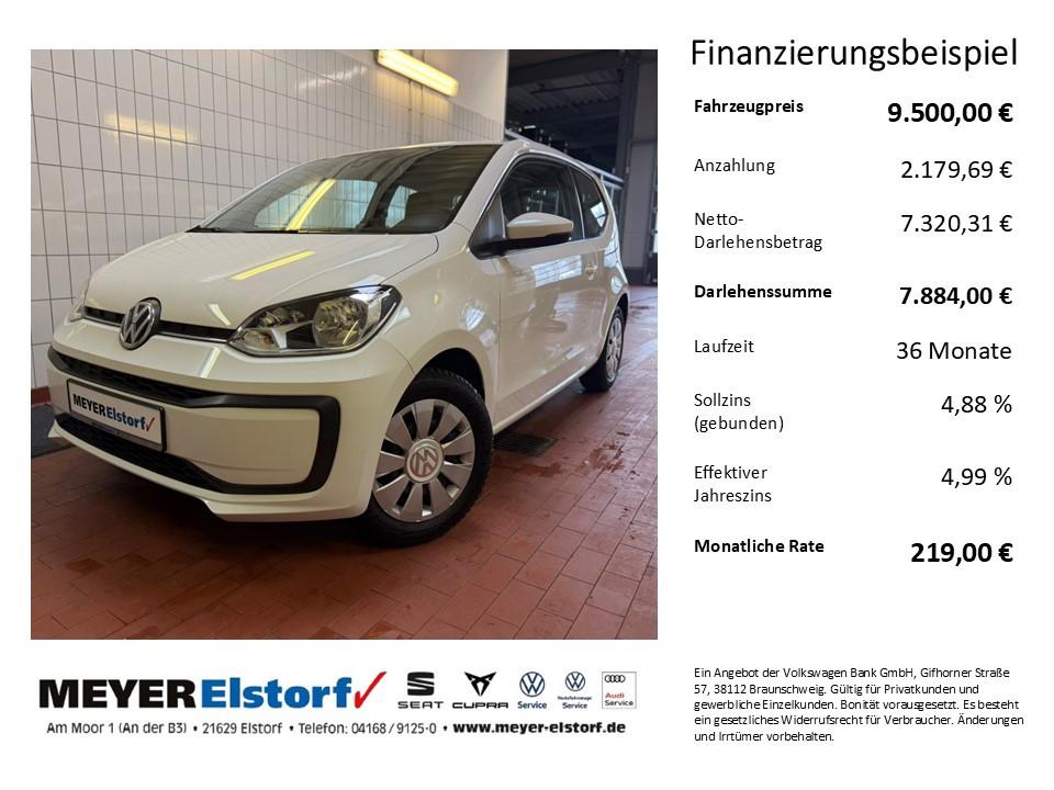 Volkswagen up! 1.0 move up! AHK Einparksystem hinten