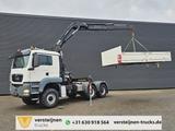 MAN TGS 26.480 6x6 / HIAB CRANE / TRACTOR + BOX TRUC