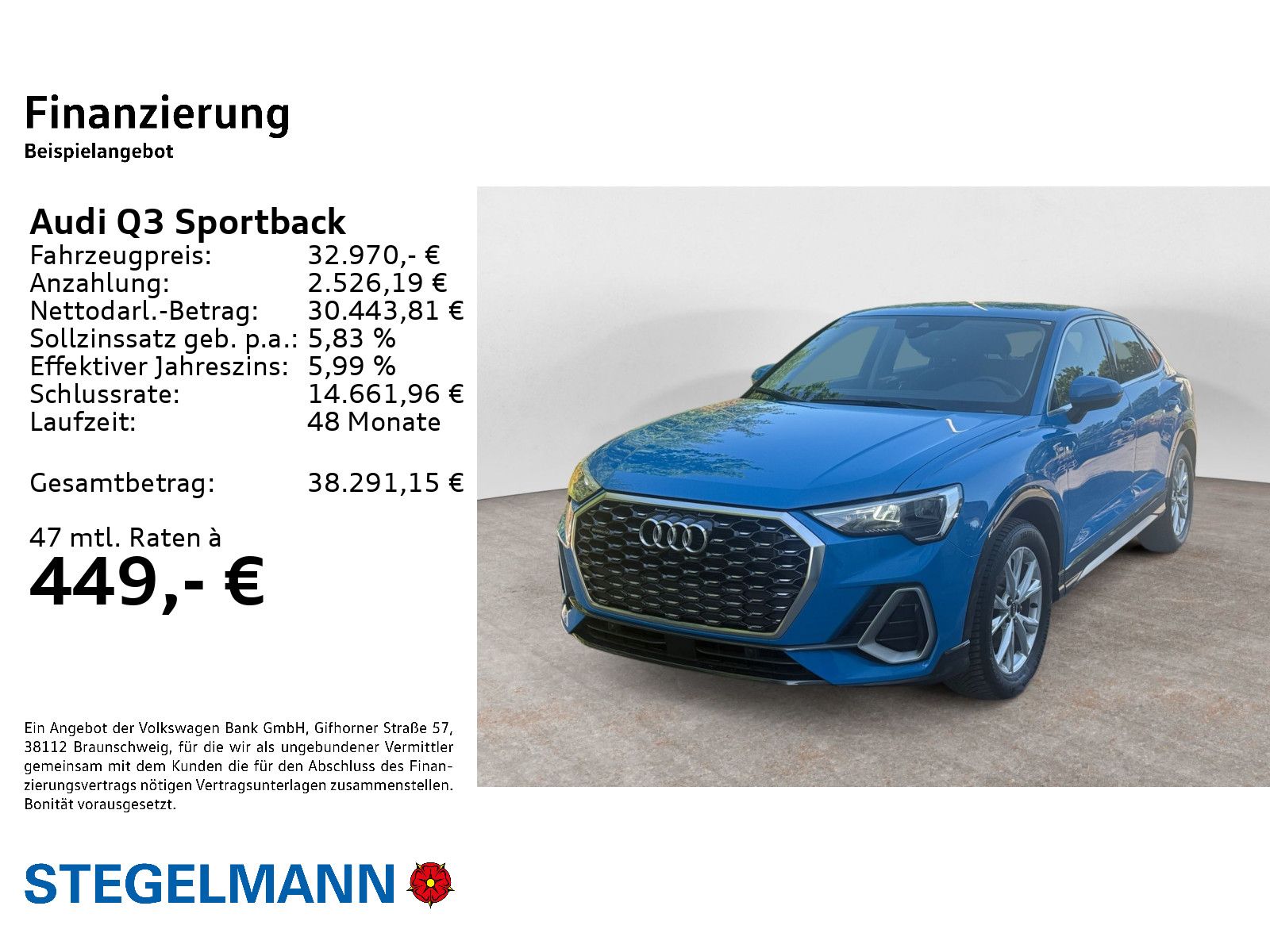 Audi Q3 Sportback 35 TDI qu. S-tronic S-Line *AHK*LED imagem 2