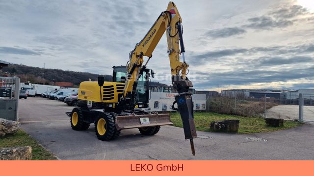 Yanmar B 95W TEREX 95 Mit 3Löffeln Gabel Und Hammer