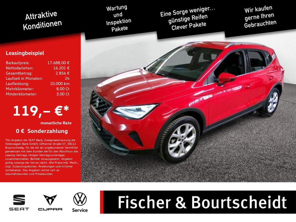 Seat Arona 1.0 TSI FR 5,99% EFF* PDC NAVI FACEL. LED
