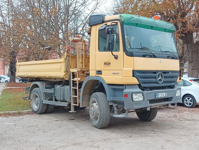 Mercedes-Benz ACTROS 1836 ALLRAD KIPPER KRAN 4x4