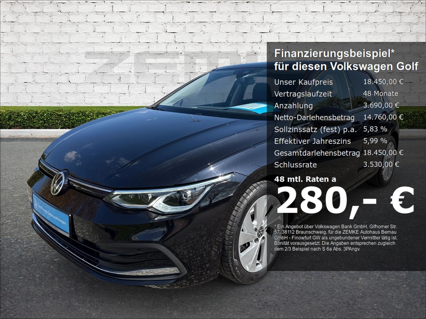 Volkswagen Golf VIII 1.5 eTSI DSG Style El. Panodach Navi D