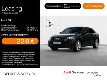 Audi Leasingangebot: Audi Q2 30 TFSI S line GRA*Matrix*AHK*CarPlay*virtual
