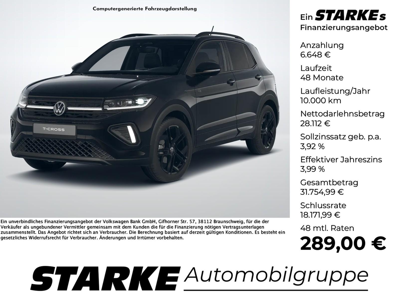 Volkswagen T-Cross 1.0 TSI DSG R-Line  AHK LED Kamera PDC L