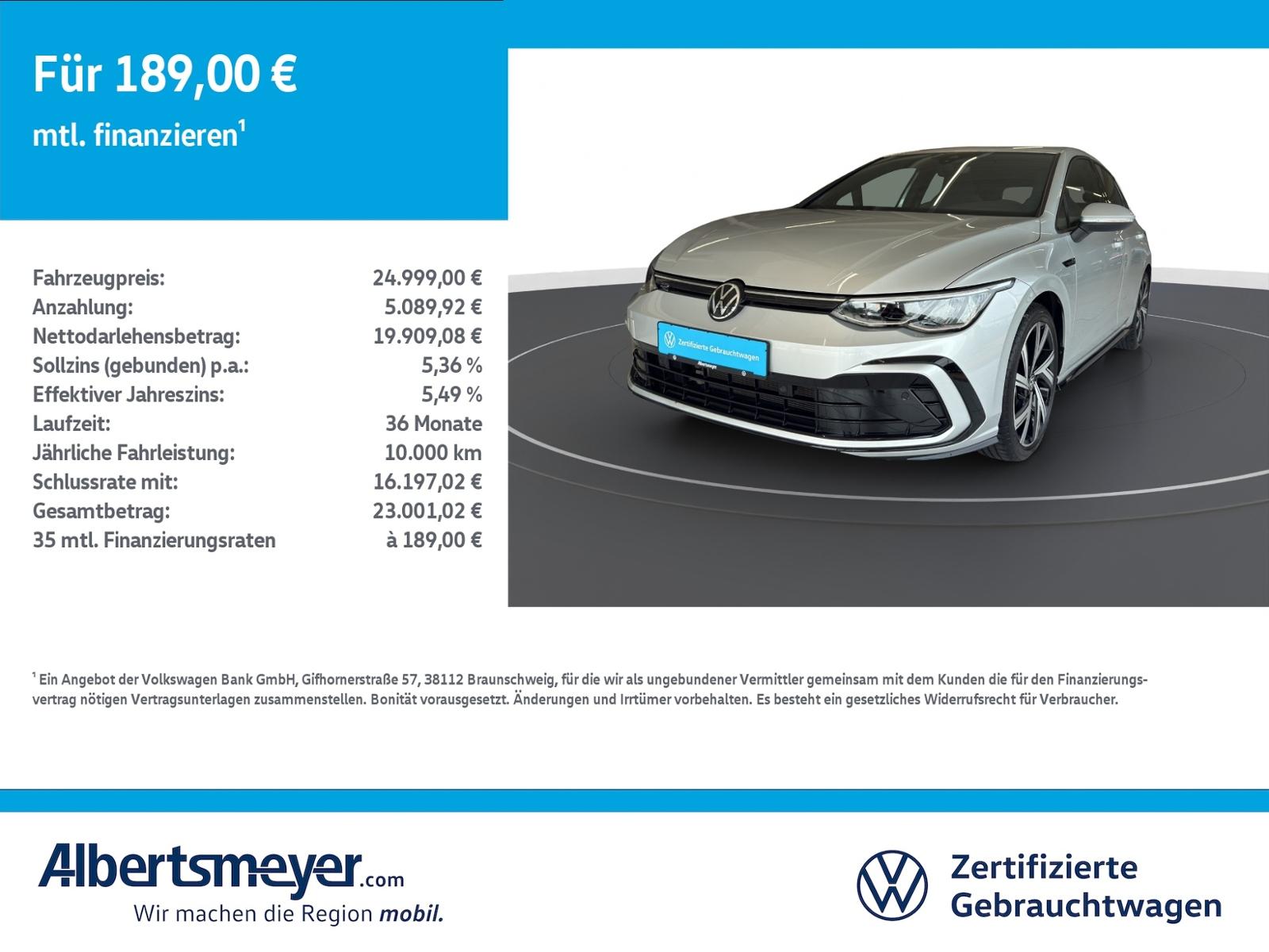 Volkswagen Golf VIII 1.5 TSI OPF R-Line