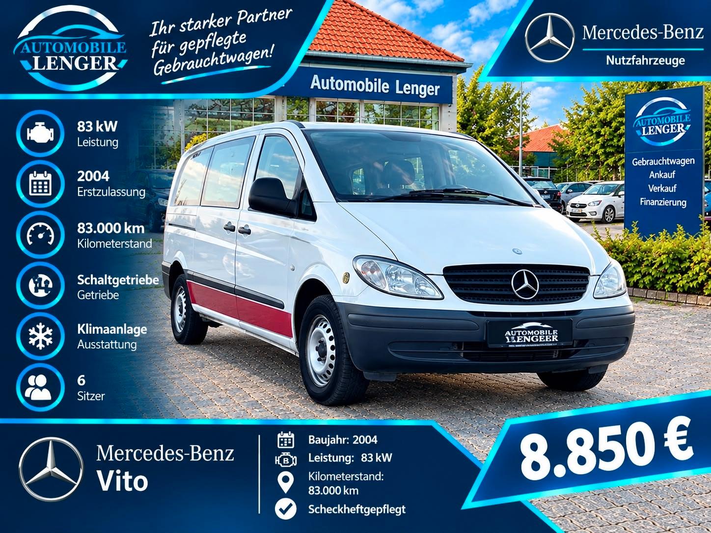 Mercedes-Benz Vito Kombi 109 CDI extralang