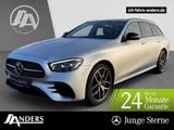 Mercedes-Benz E 400 d T 4M AMG+MBUX+Pano+Burm+Distr+AHK+Key+36 - Mercedes-Benz E 400: Silber