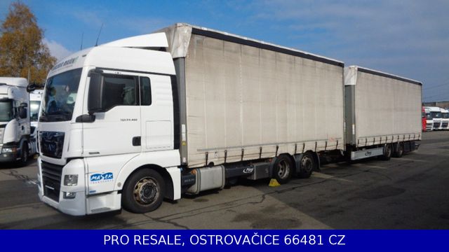 MAN TGX 24.460 EURO 6 + FLIEGL TPS 180 JUMBOZUG