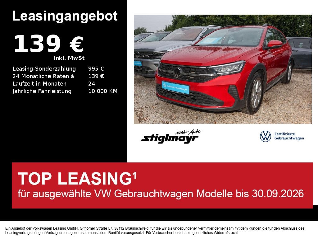 Volkswagen Taigo Life 1.0 TSI ACC+KAMERA+LED+NAVI