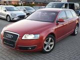 Audi A6 2.7 TDI Navi,Xenon,Leder,Standheizung,Shz,Pdc - Audi A6 mit Diesel-Antrieb: Rot, Alcantara
