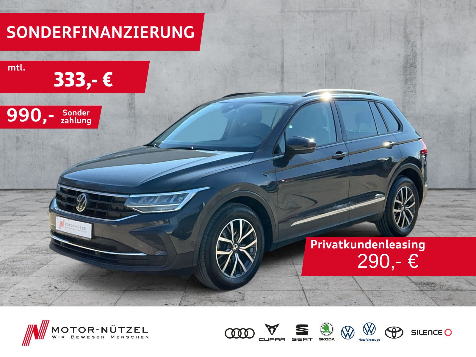 Volkswagen Tiguan 2.0 TDI DSG LIFE LED+NAVI+ACC+AHK+SHZ+17"