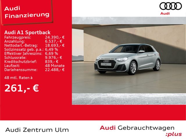 Audi A1 Sportback S line 30 TFSI S tronic LED PDC SHZ